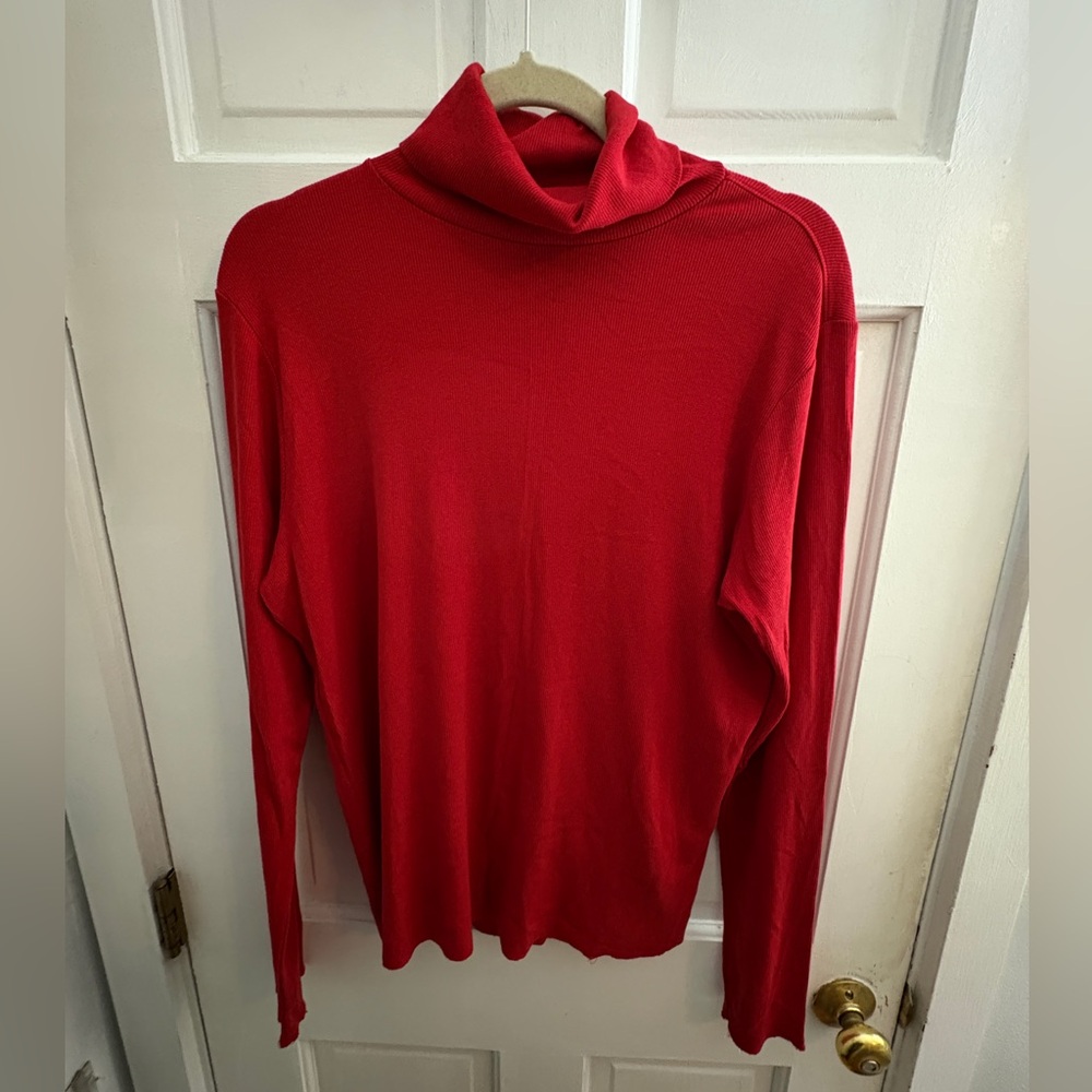 Ralph Lauren Vibrant Red Turtleneck Sweater